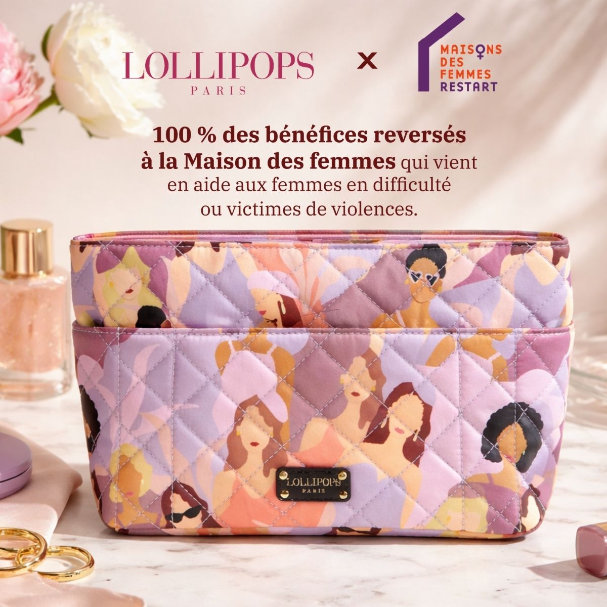 Trousse de maquillage rose Women