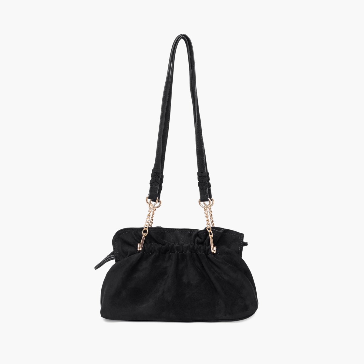 Sac porté épaule M noir Teana