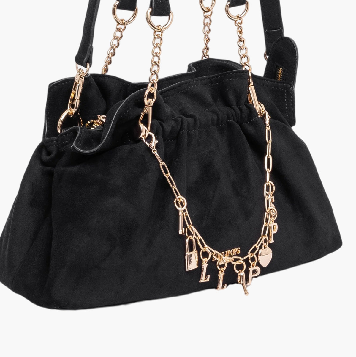 Sac porté épaule M noir Teana