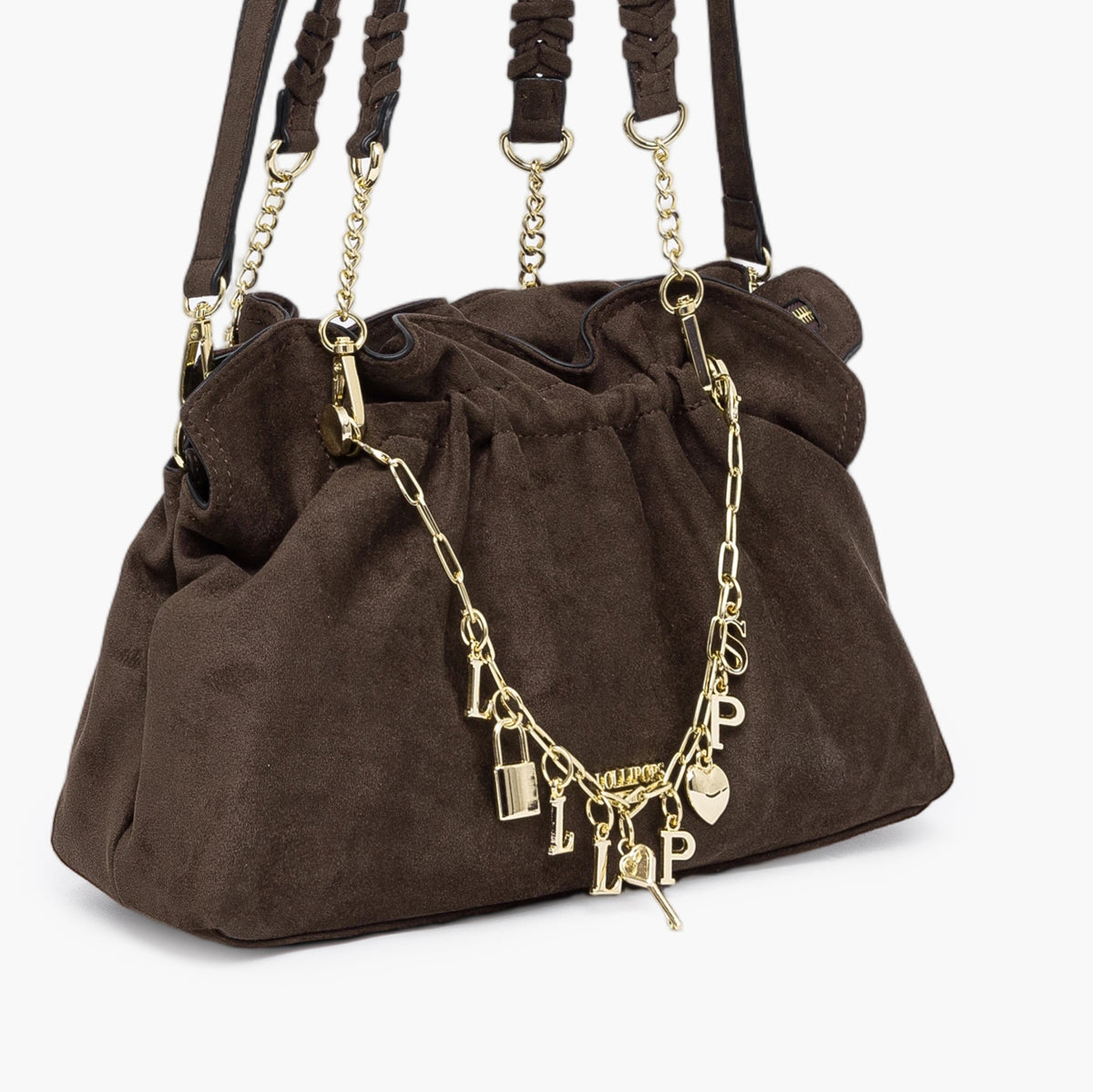Sac porté épaule marron Teana M