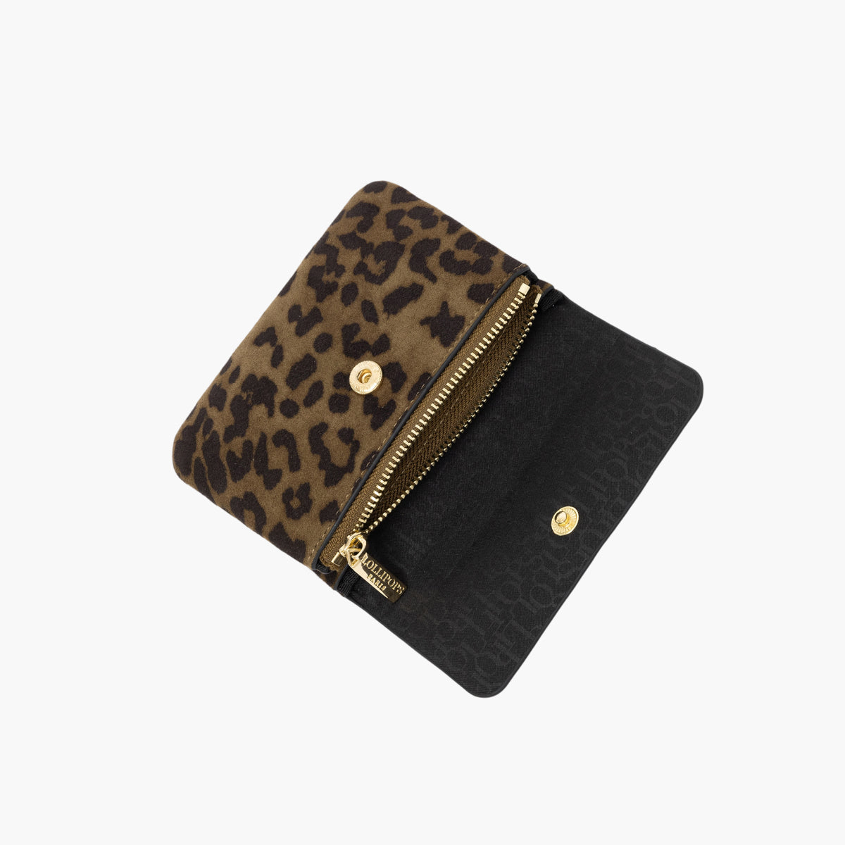 Petit portefeuille léopard Teana S