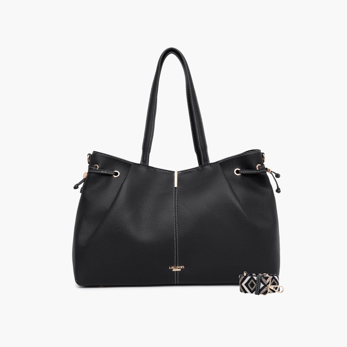 Grand sac shopper noir Taloum L