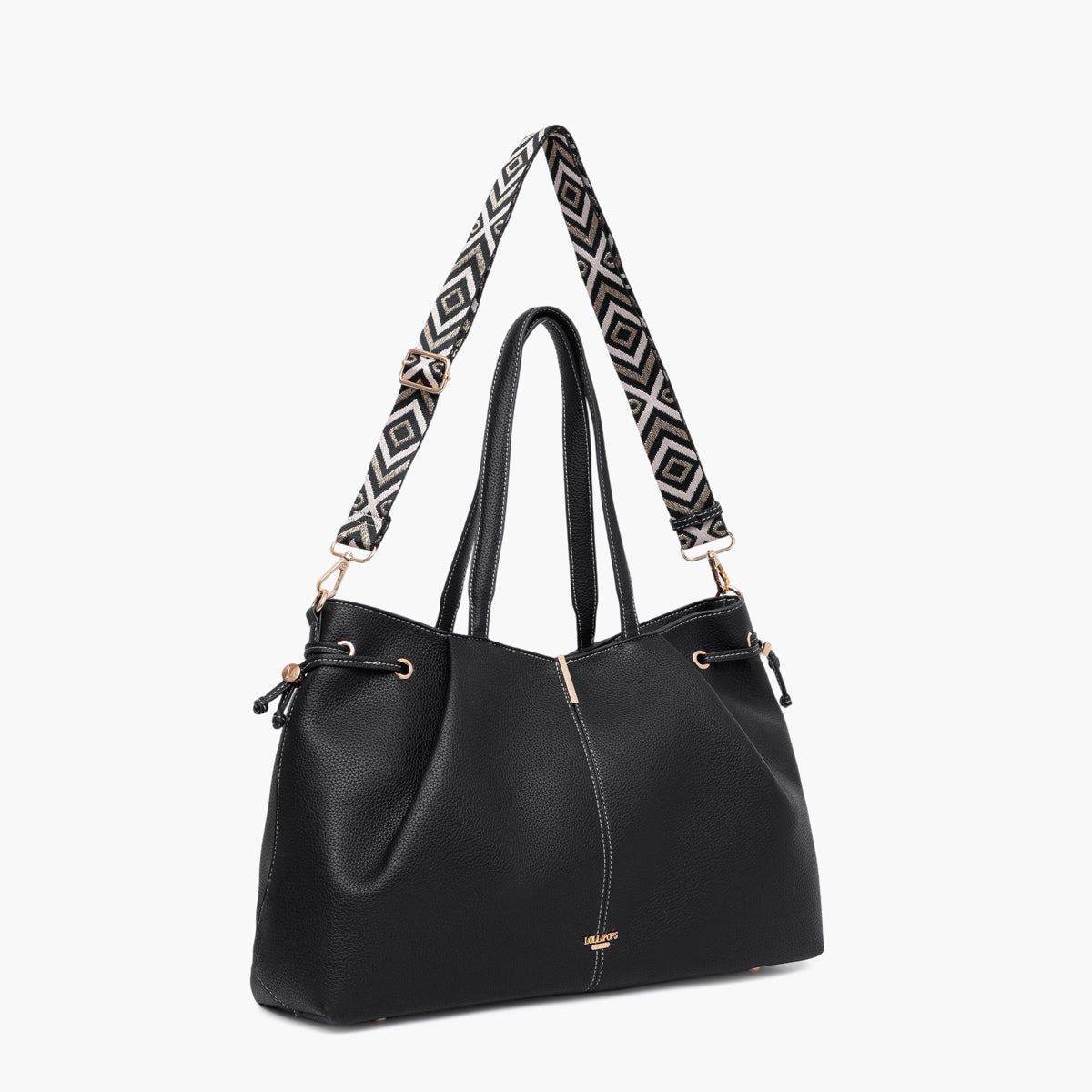 Grand sac shopper noir Taloum L