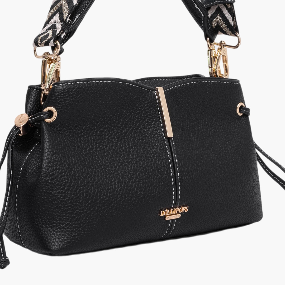 Petit sac porté épaule noir Taloum S