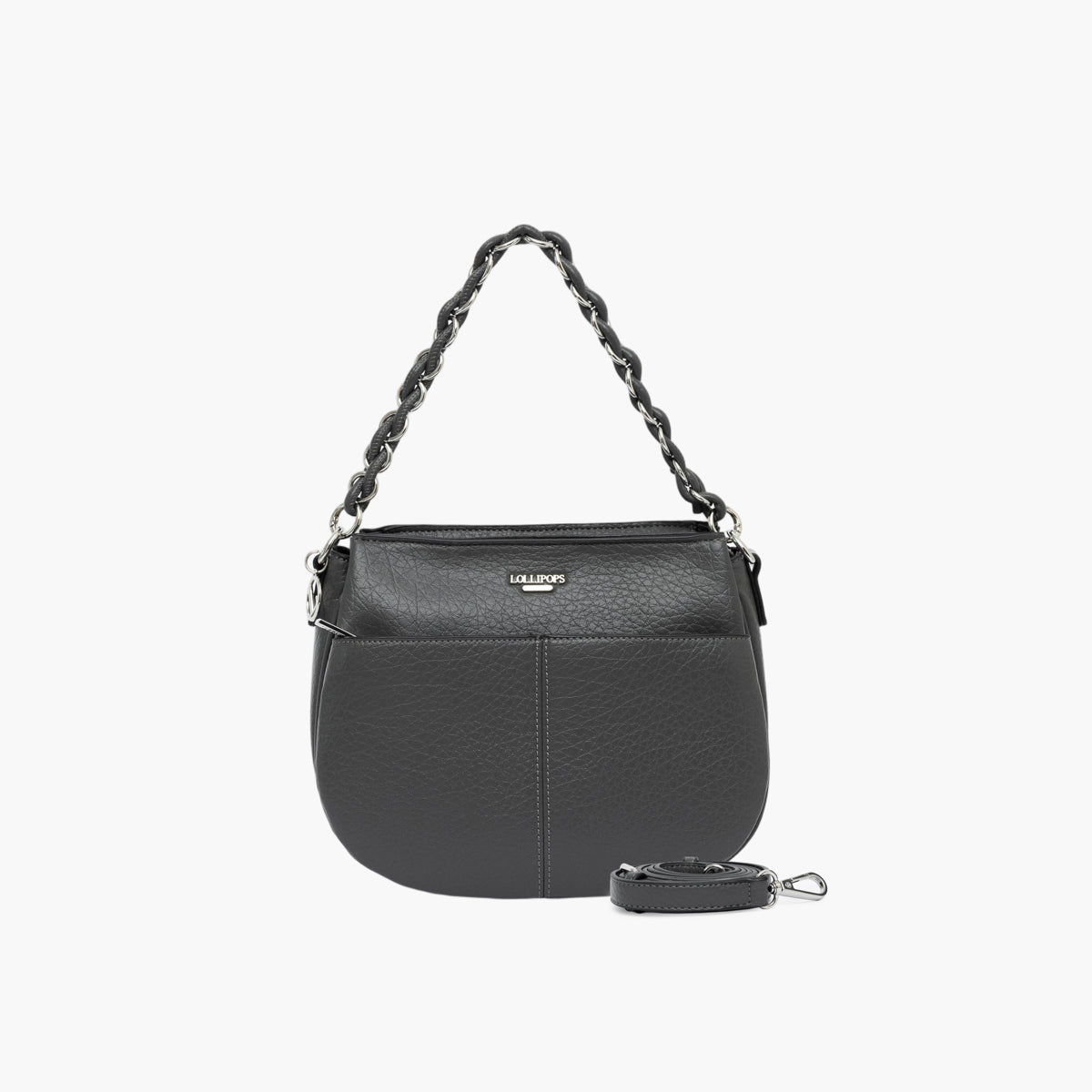 Sac multi poches M gris Traicy