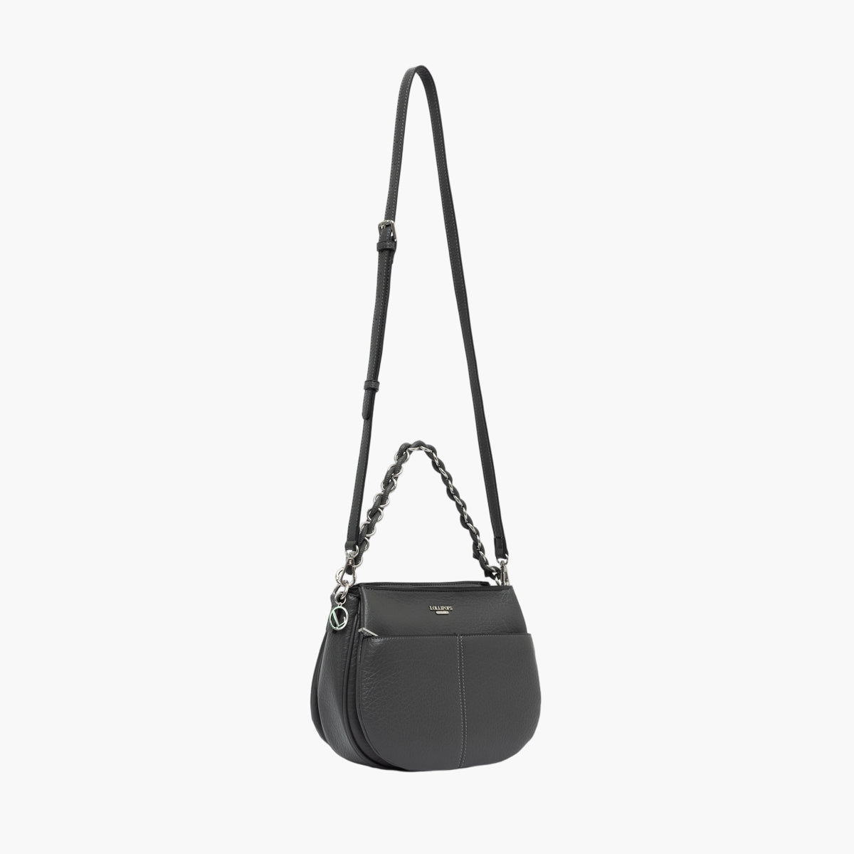 Sac multi poches M gris Traicy