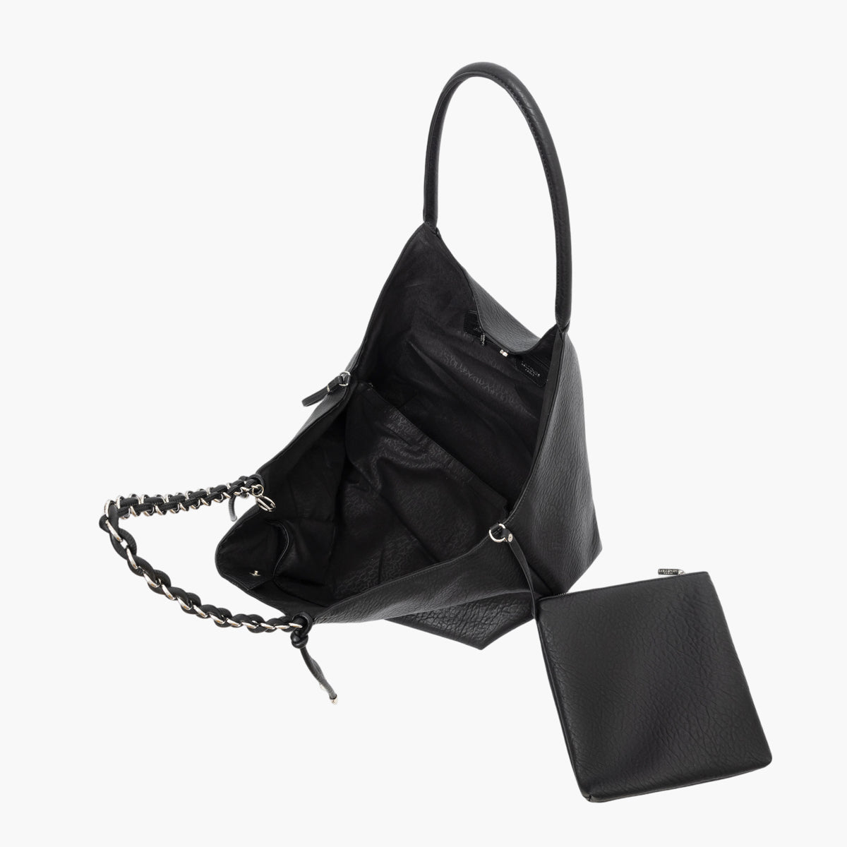 Grand sac shopper noir Traicy L