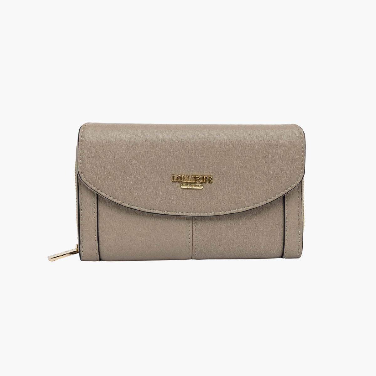Grand portefeuille beige Traicy