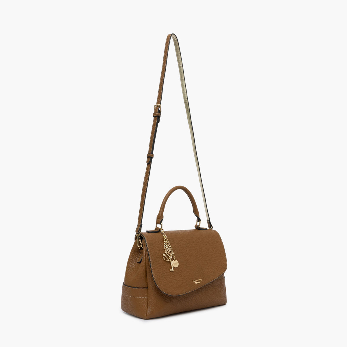 Grand sac porté épaule camel Todora