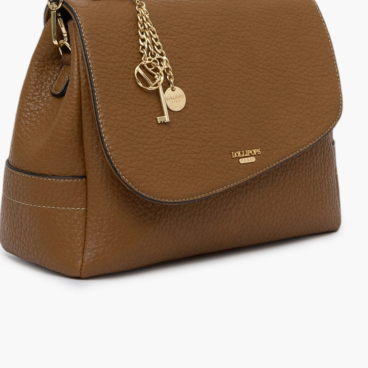 Grand sac porté épaule camel Todora