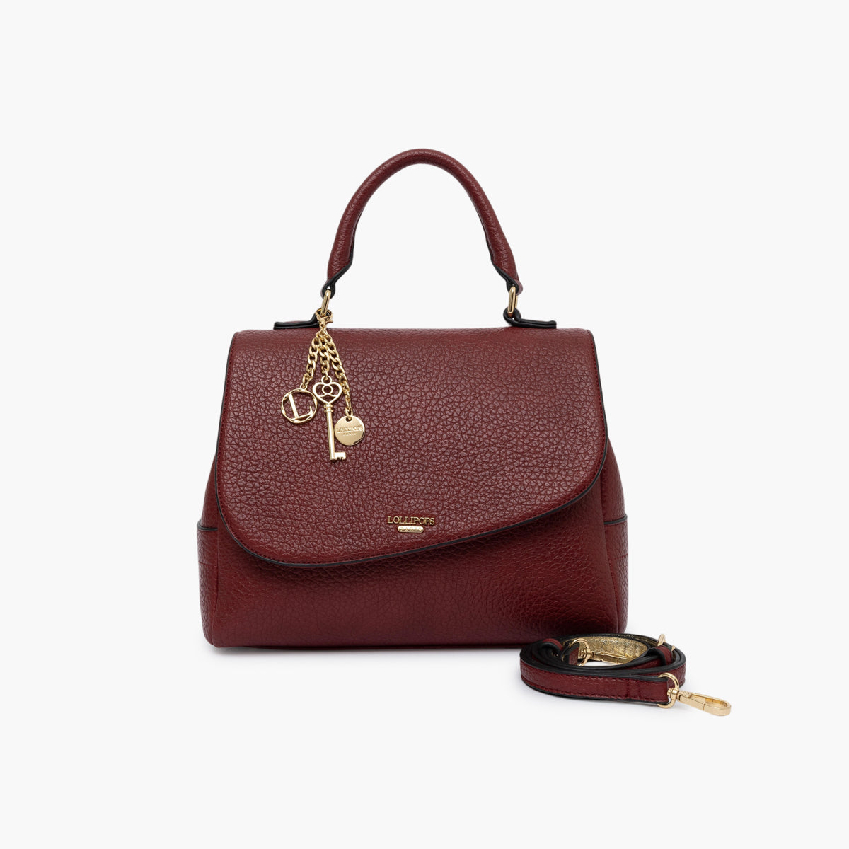 Grand sac porté épaule rouge Todora