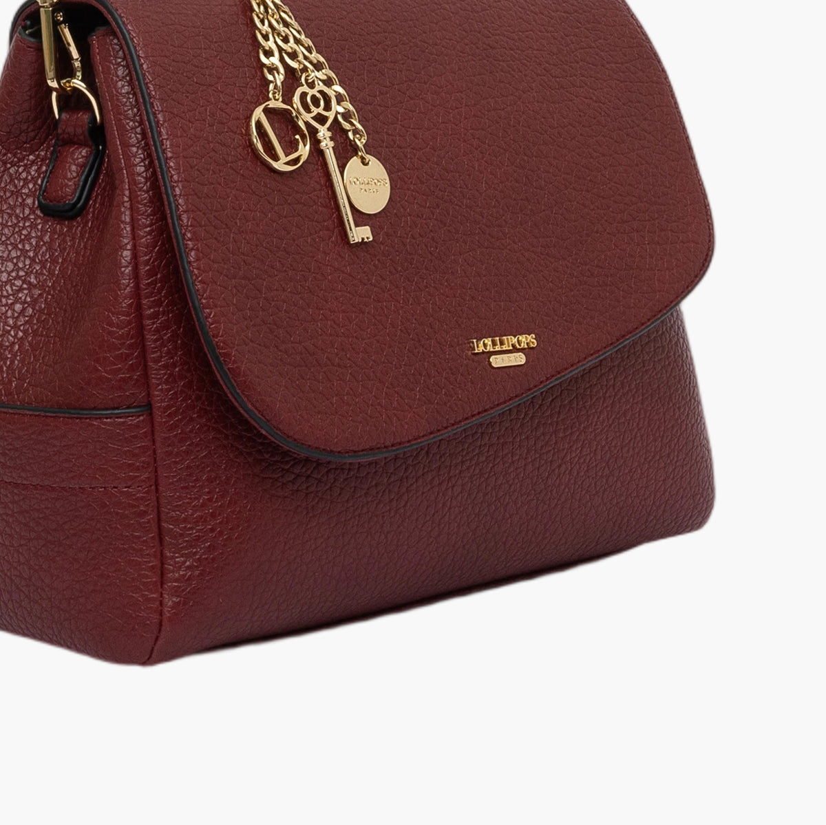 Grand sac porté épaule rouge Todora
