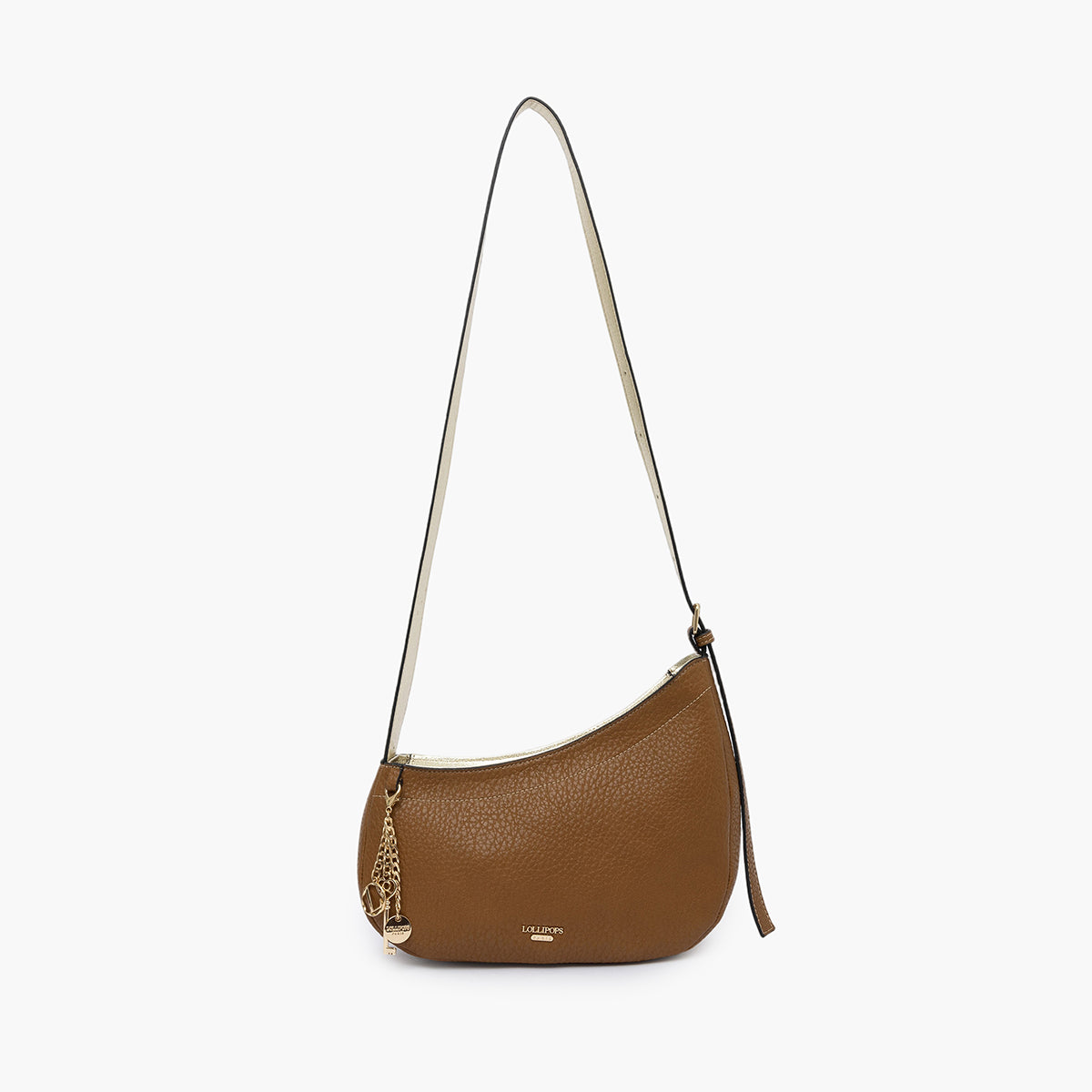 Sac porté épaule camel Todora M