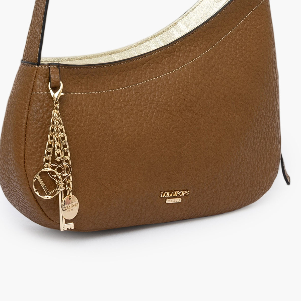Sac porté épaule camel Todora M