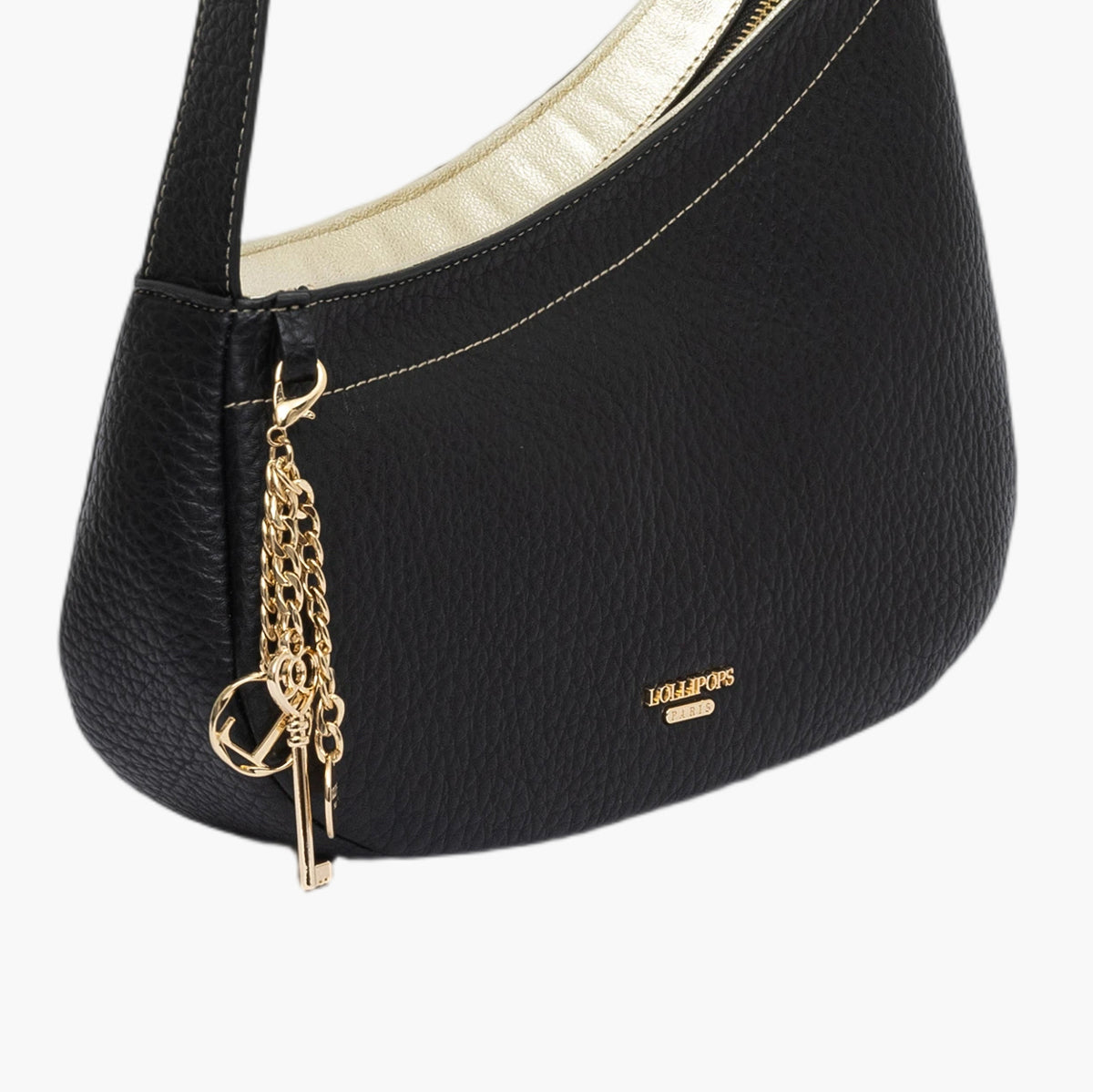 Sac porté épaule noir Todora M