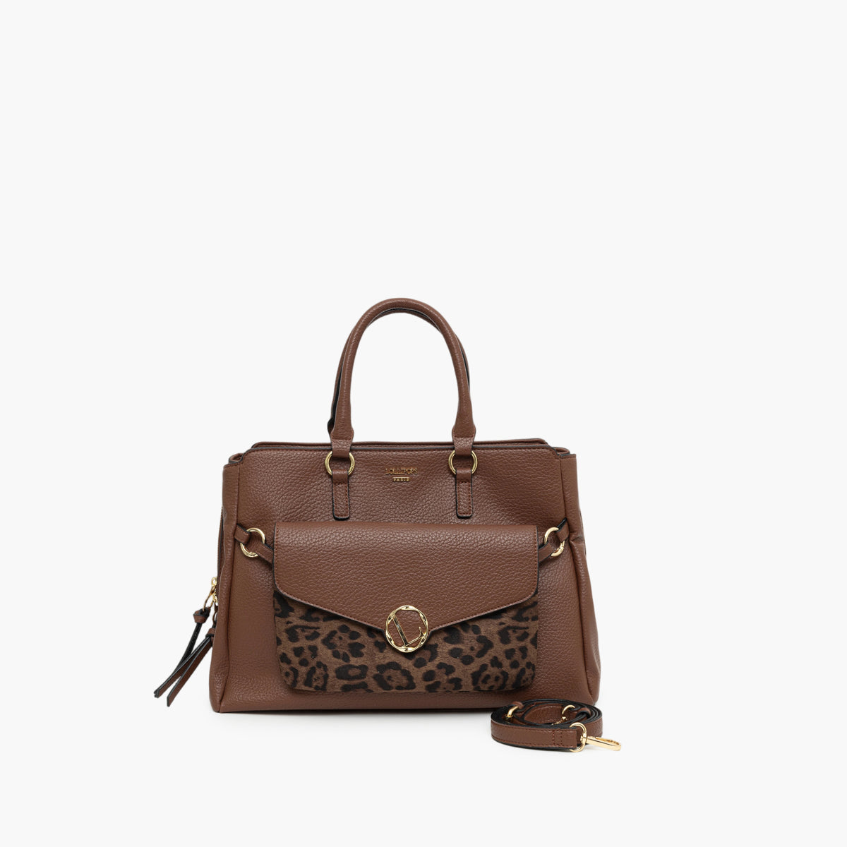 Grand sac shopper cognac Tim