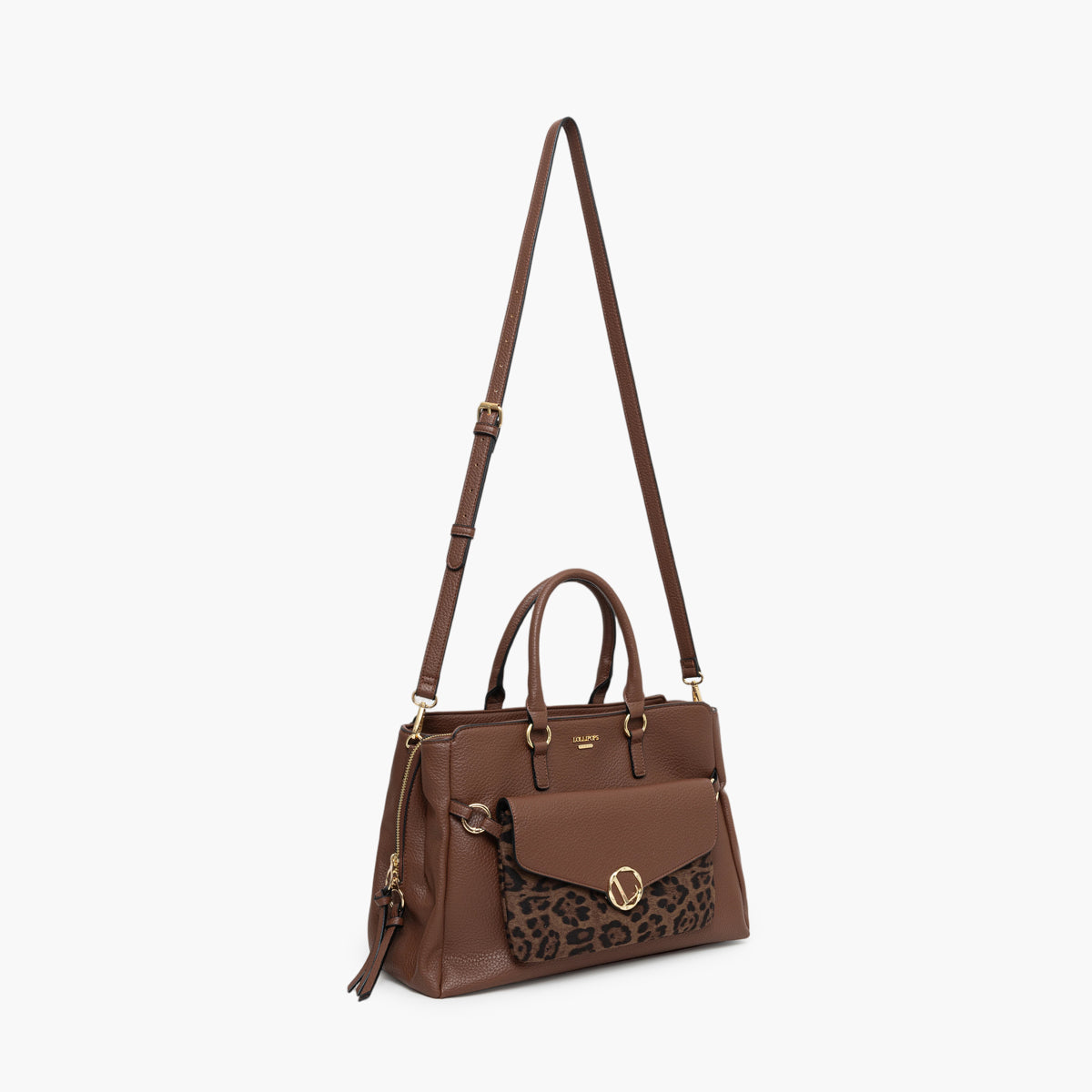 Grand sac shopper cognac Tim