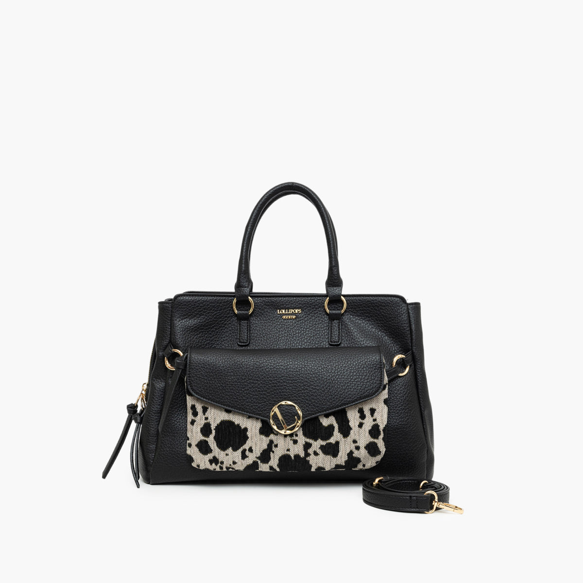 Grand sac shopper noir Tim