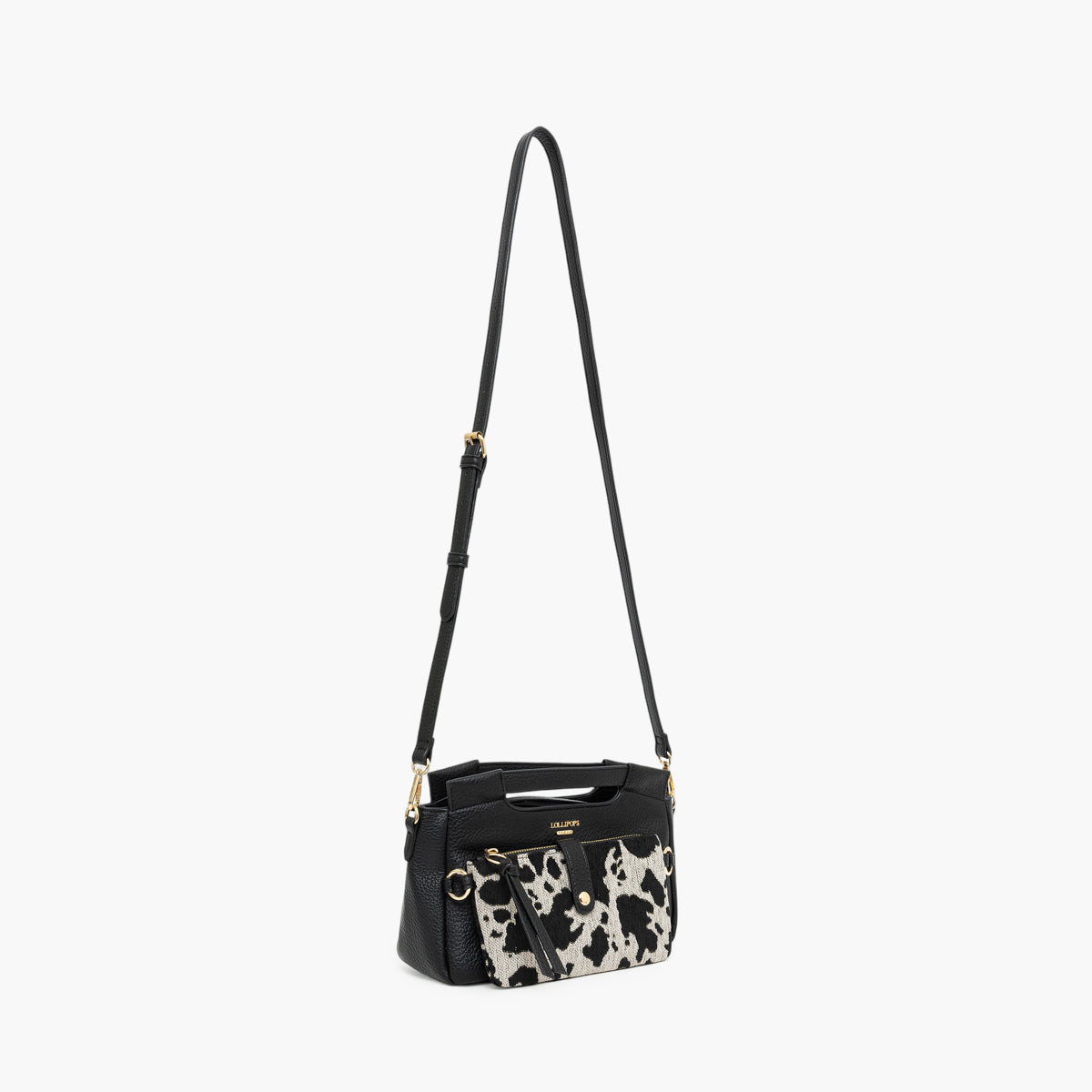 Petit sac porté épaule noir Tim