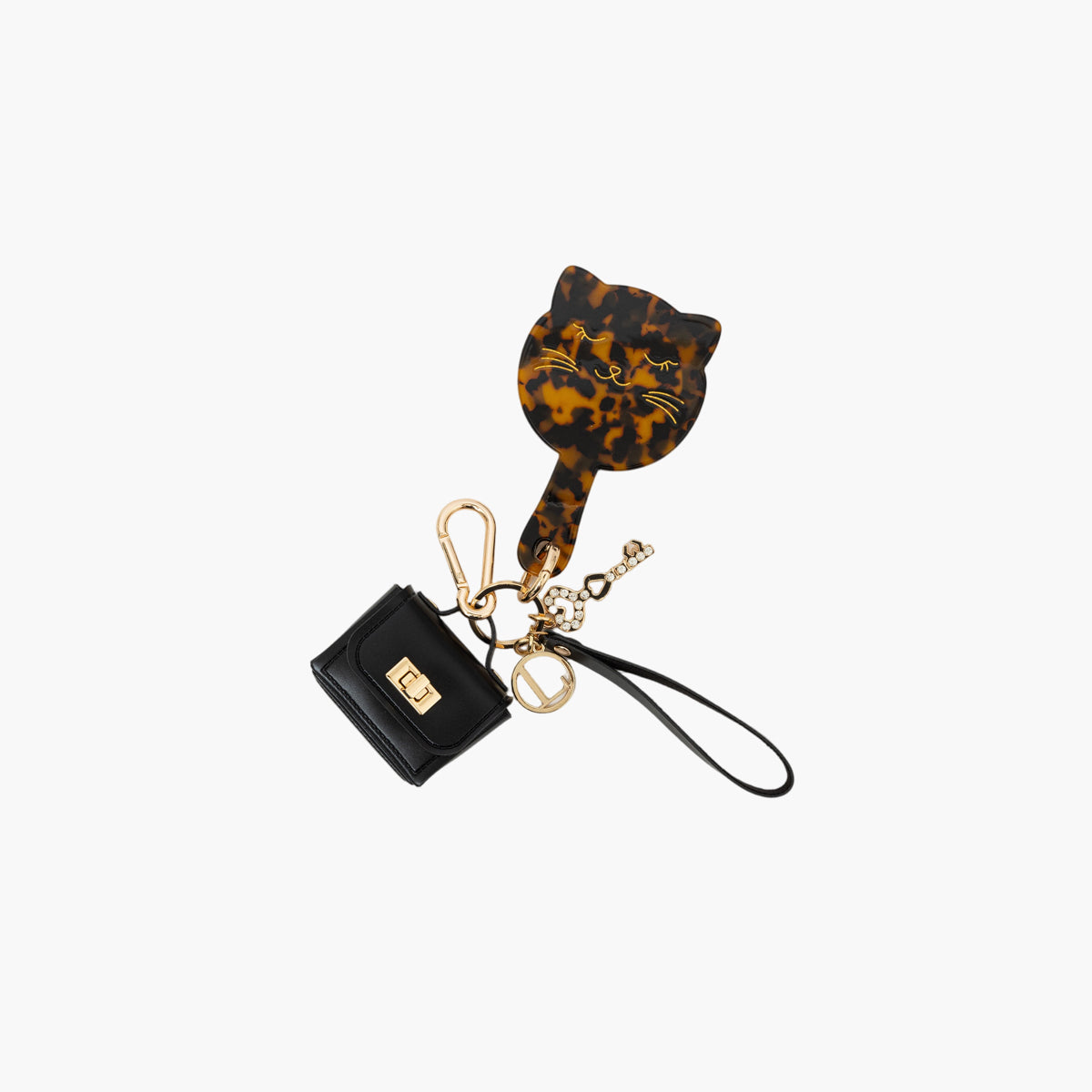 Bijou de sac miroir chat Tissalia