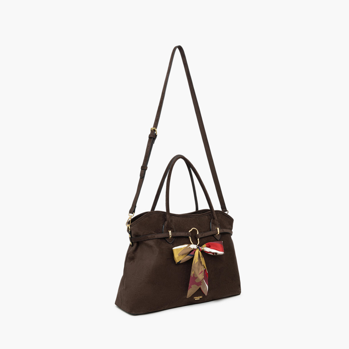 Grand sac shopper marron Tivaline
