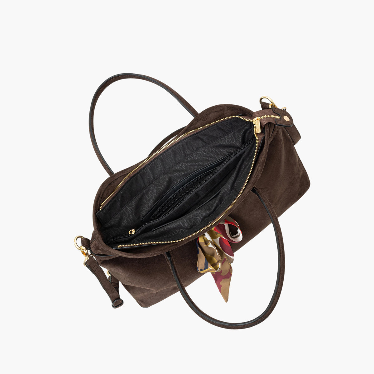 Grand sac shopper marron Tivaline