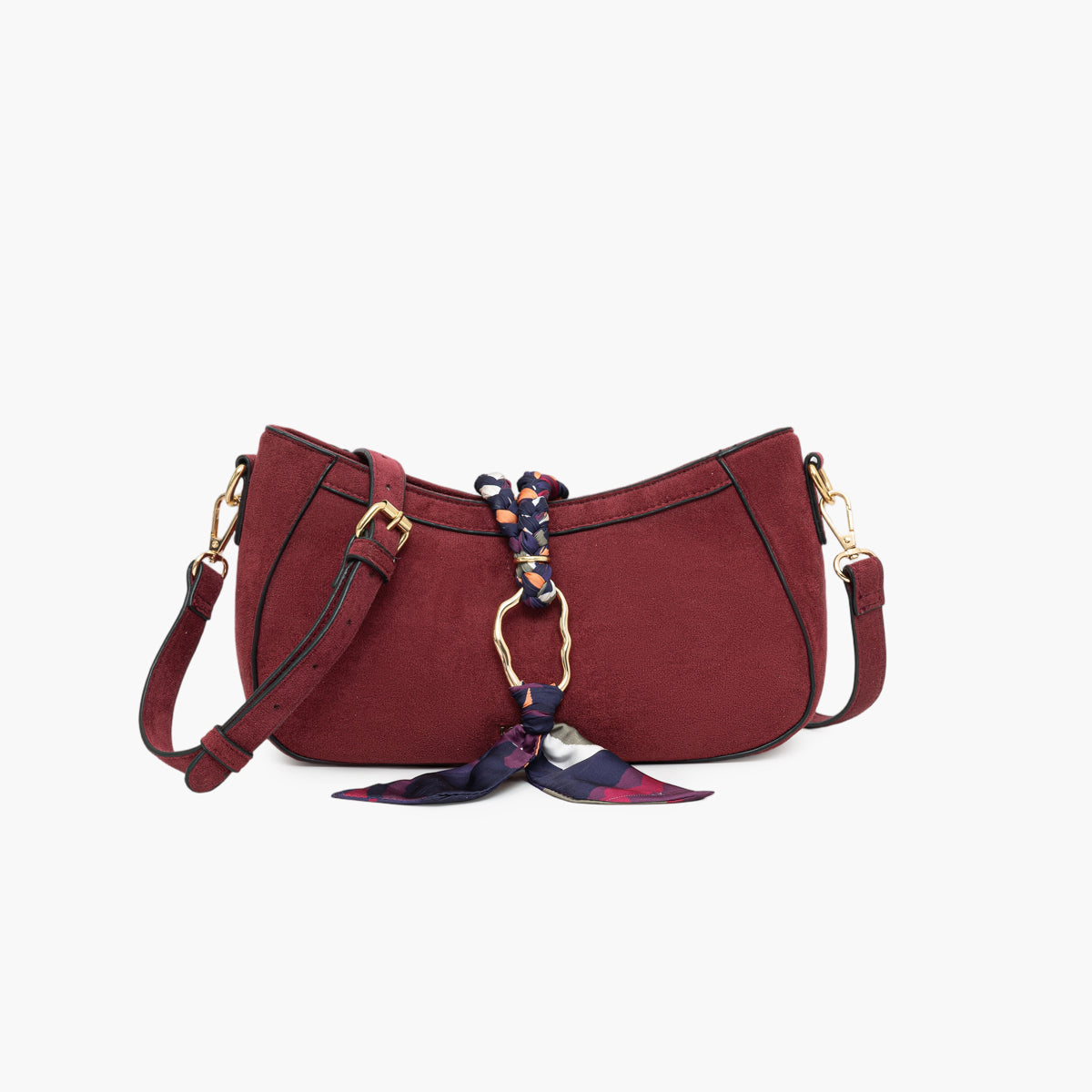 Sac porté épaule bordeaux Tivaline