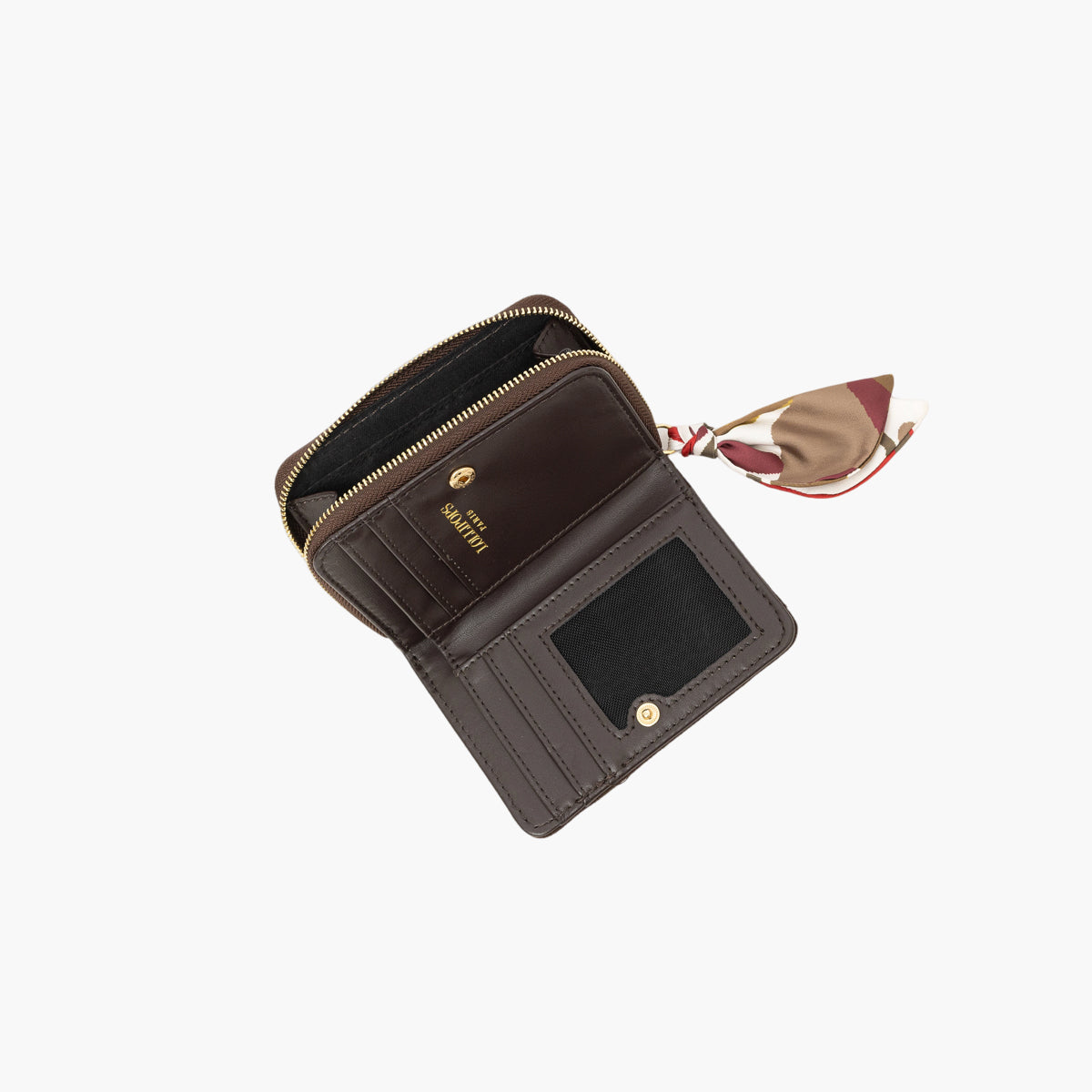 Petit portefeuille marron Tivaline