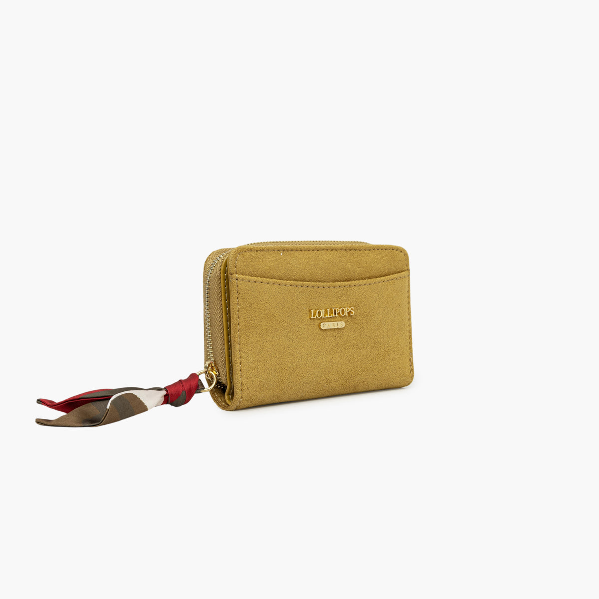 Petit portefeuille moutarde Tivaline
