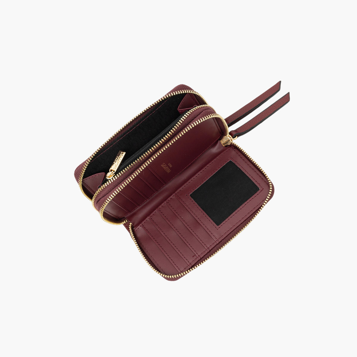 Portefeuille bordeaux Tobi