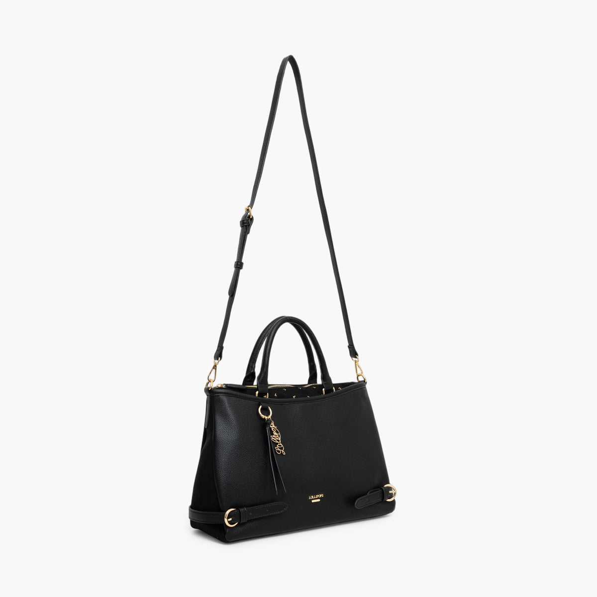Grand sac shopper noir Tobi
