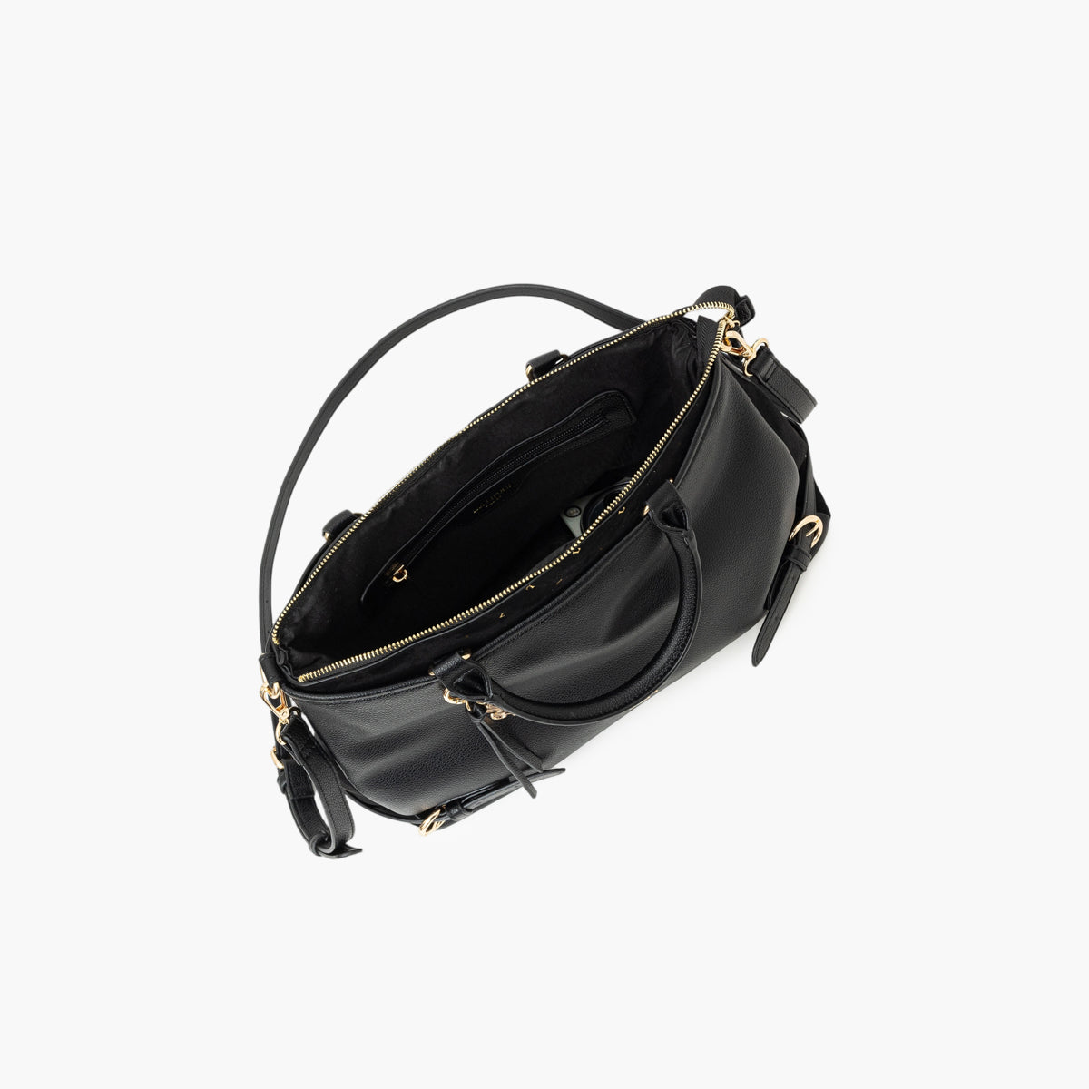 Grand sac shopper noir Tobi