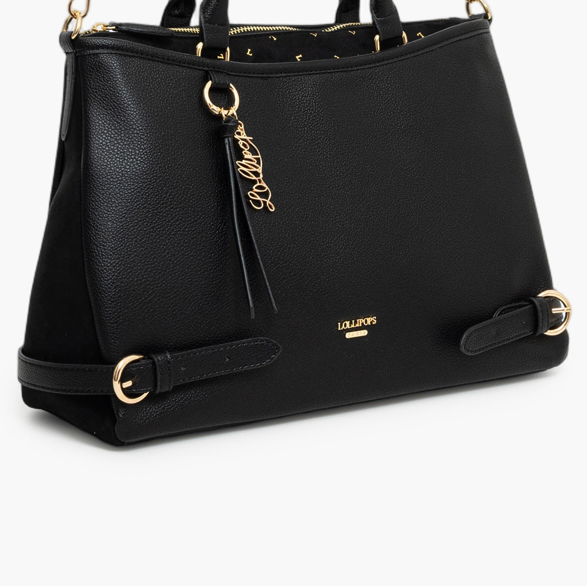 Grand sac shopper noir Tobi