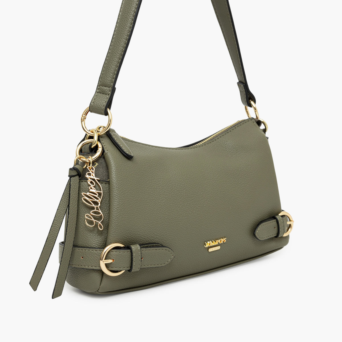 Sac porté épaule kaki Tobi