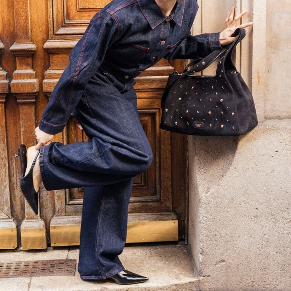 Sac Shopper L clouté Talaya