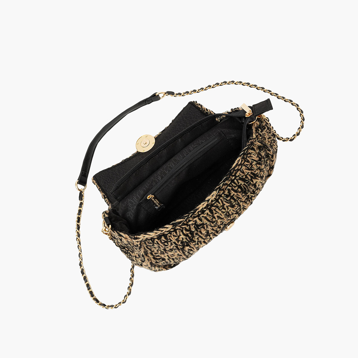 Sac porté épaule noir Tinda