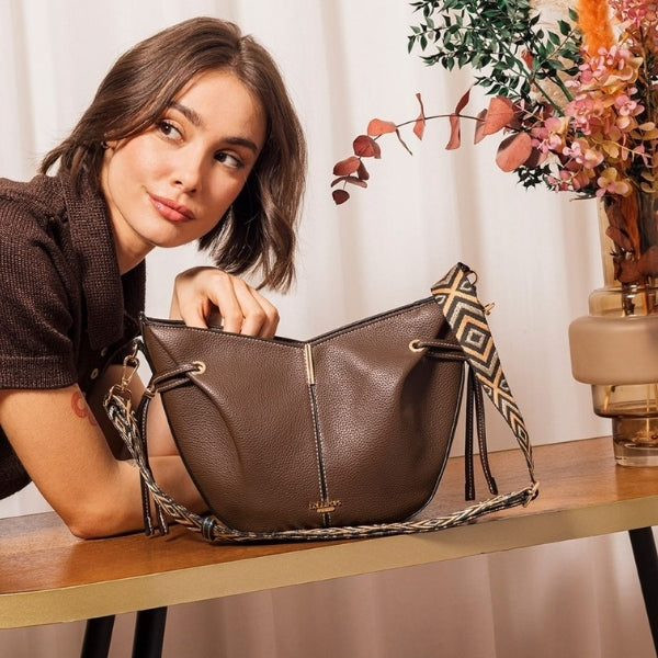Sac porté épaule marron Taloum M