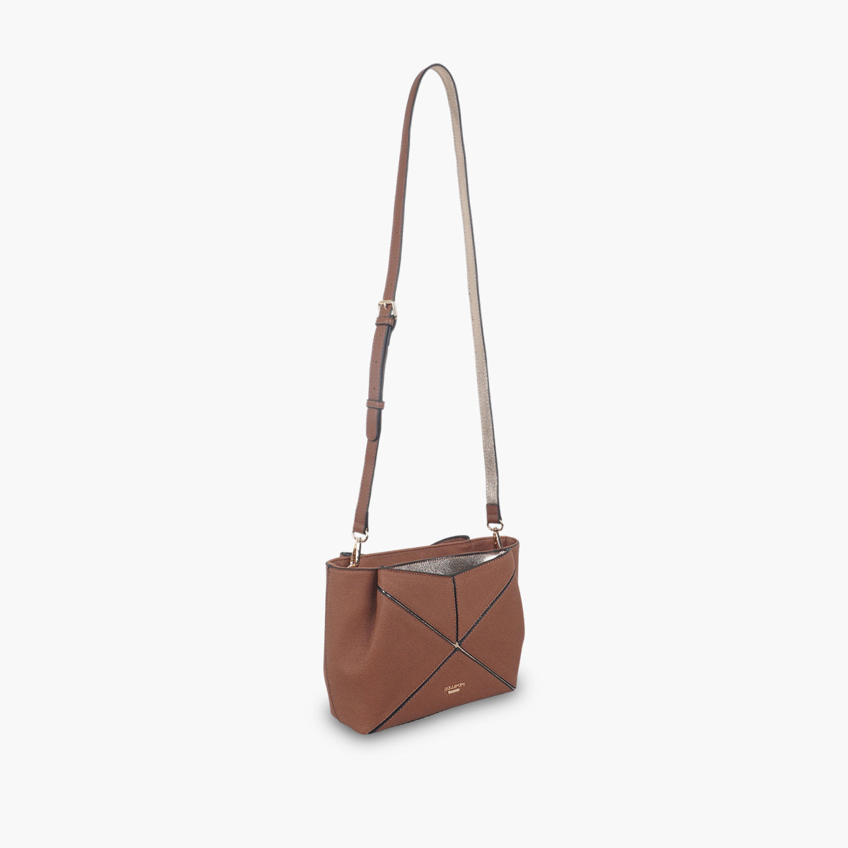 Sac multi poches cognac Tamelia
