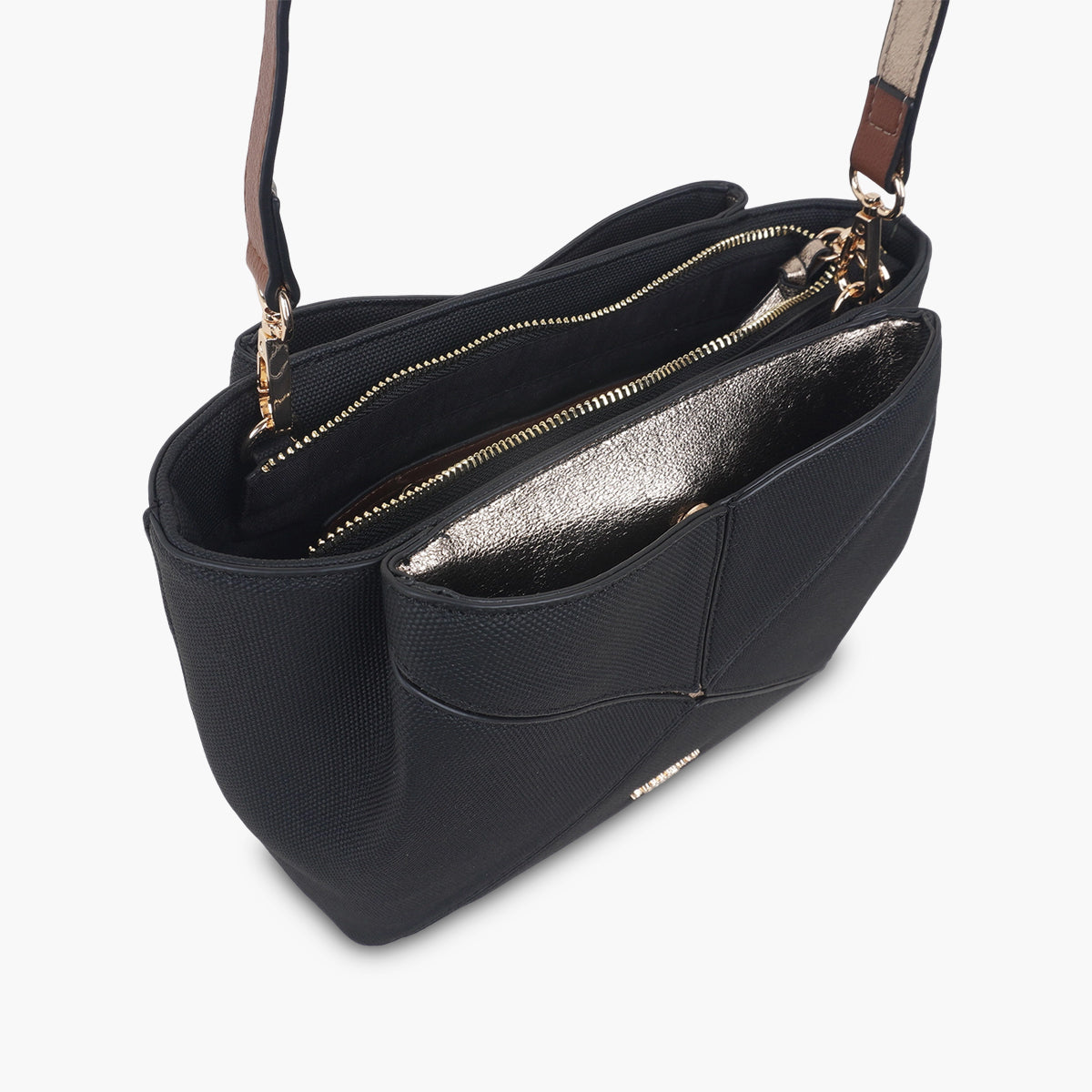 Sac multi poches noir Tamelia