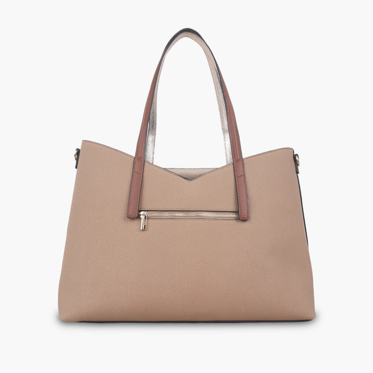 Grand sac shopper beige Tamelia