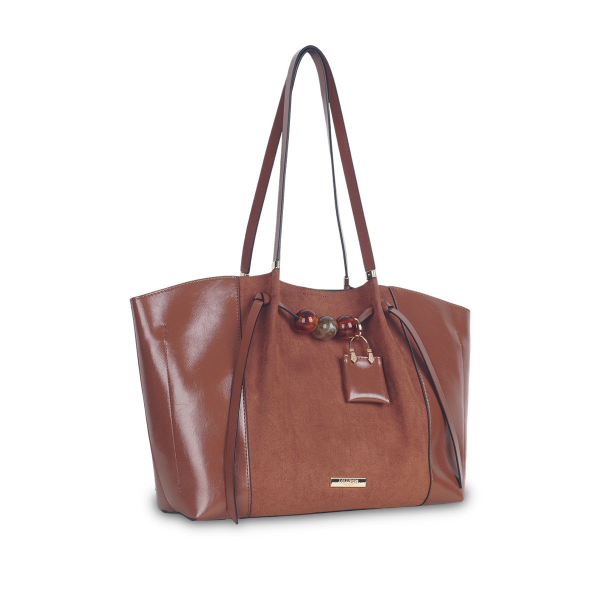 Grand sac shopper L camel Tarick