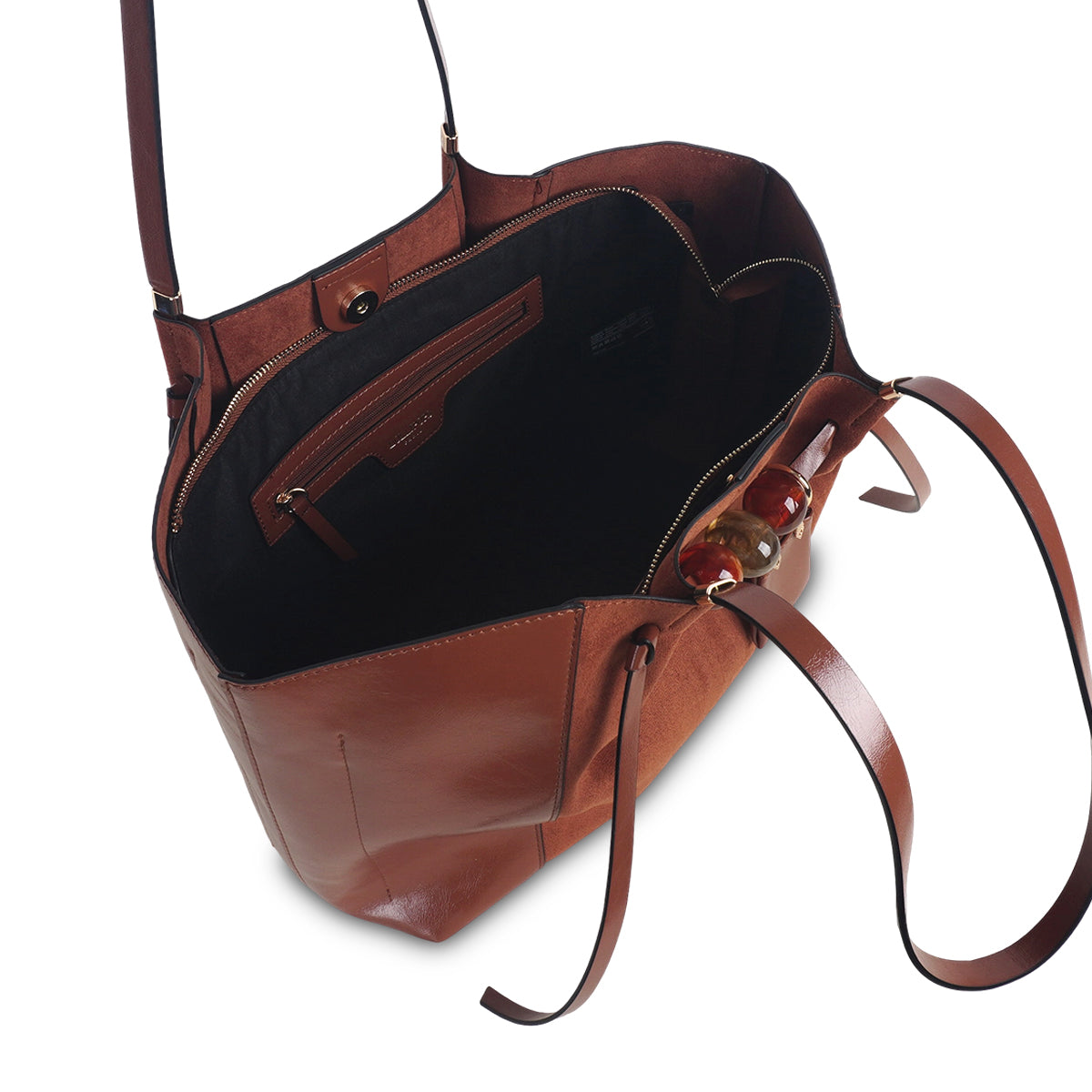 Grand sac shopper L camel Tarick