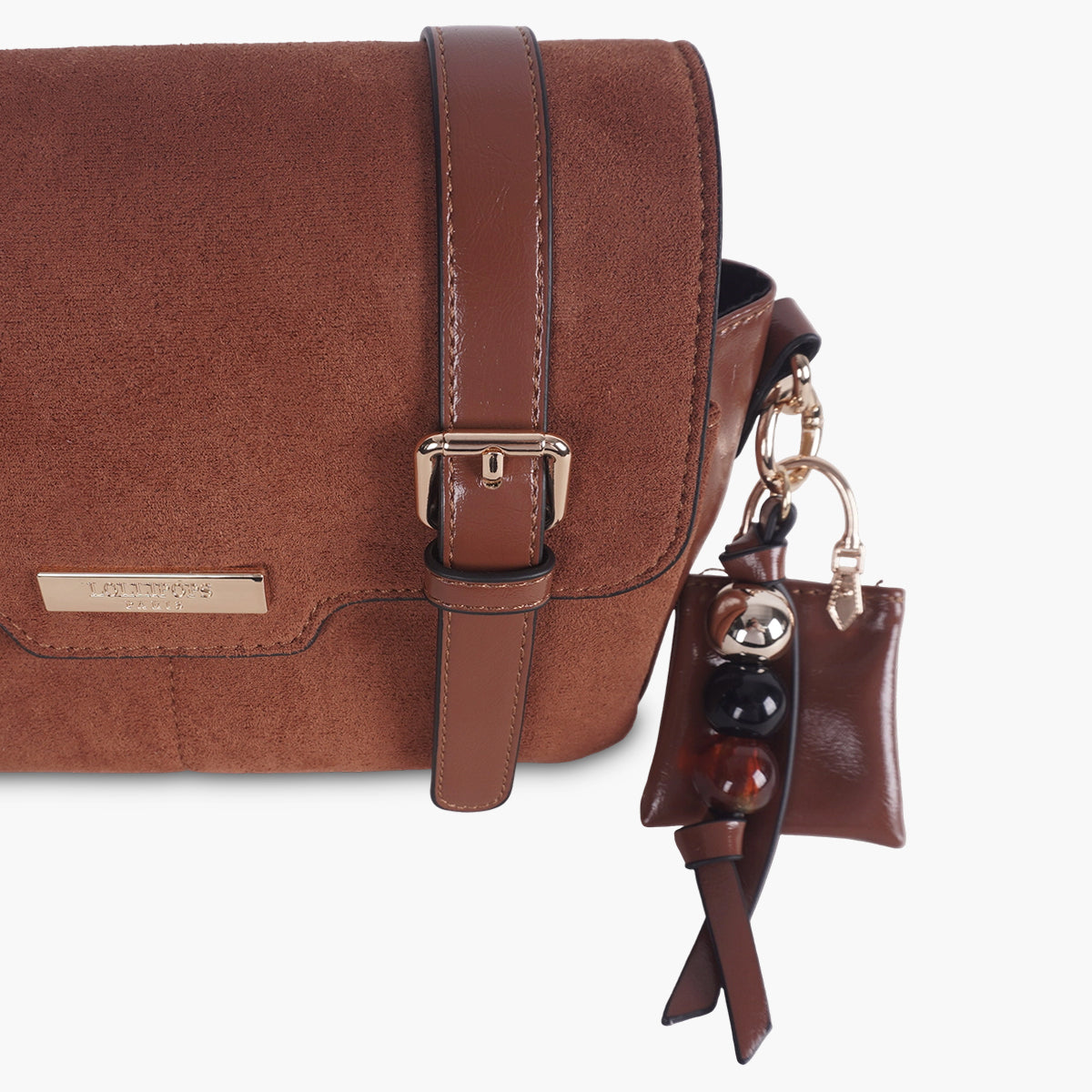 Sac porté épaule camel Tarick