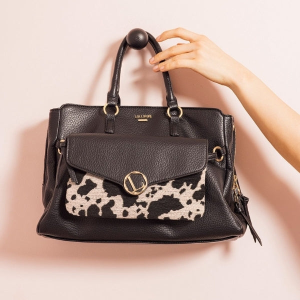 Grand sac shopper noir Tim