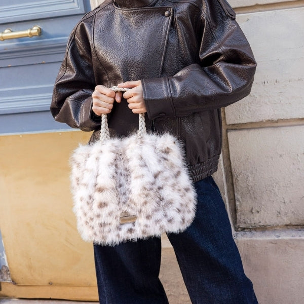 Sac shopper ivoire Tigra