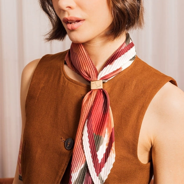 Foulard carré multicolore Taja