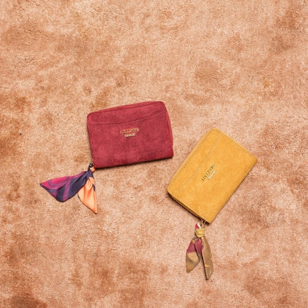 Petit portefeuille bordeaux Tivaline