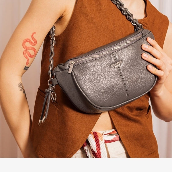 Ceinture Banane grise Traicy