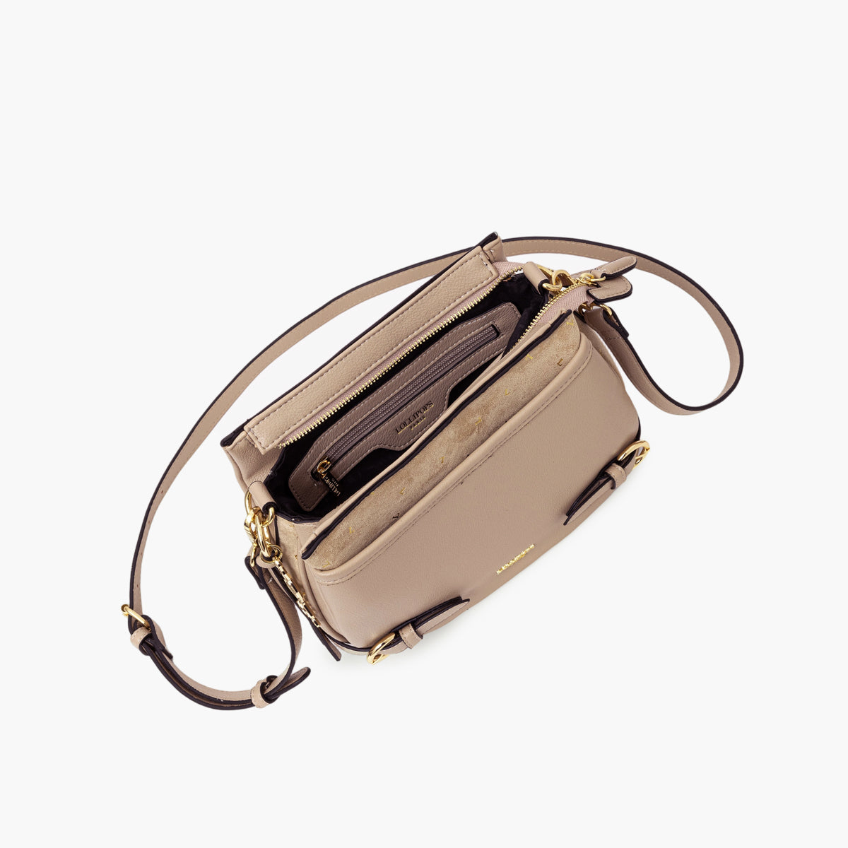 Sac multi poches taupe Tobi