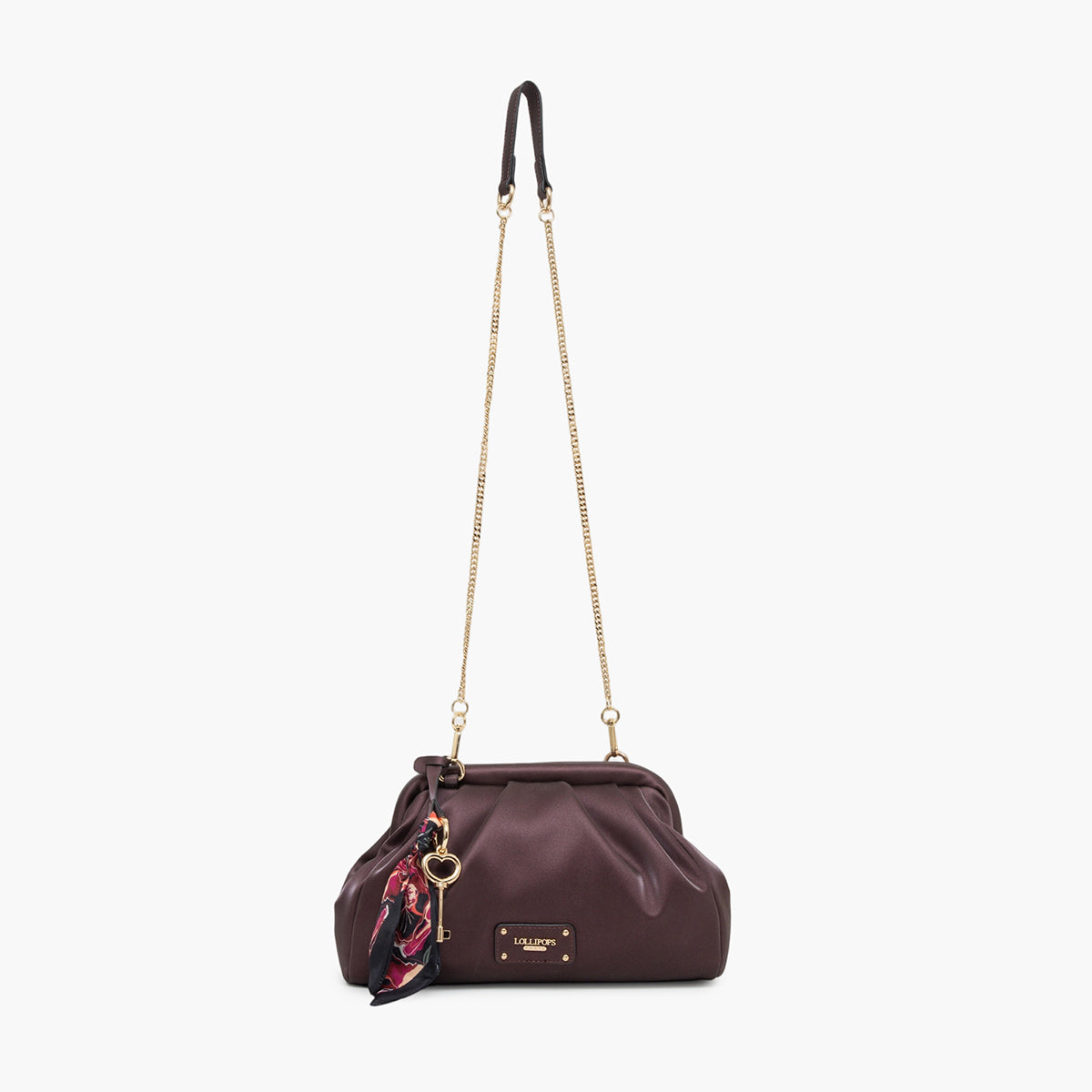 Pochette M bordeaux Teya